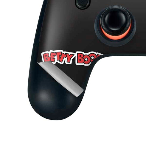 Betty Boop With Puppy Google Stadia Controller Skin